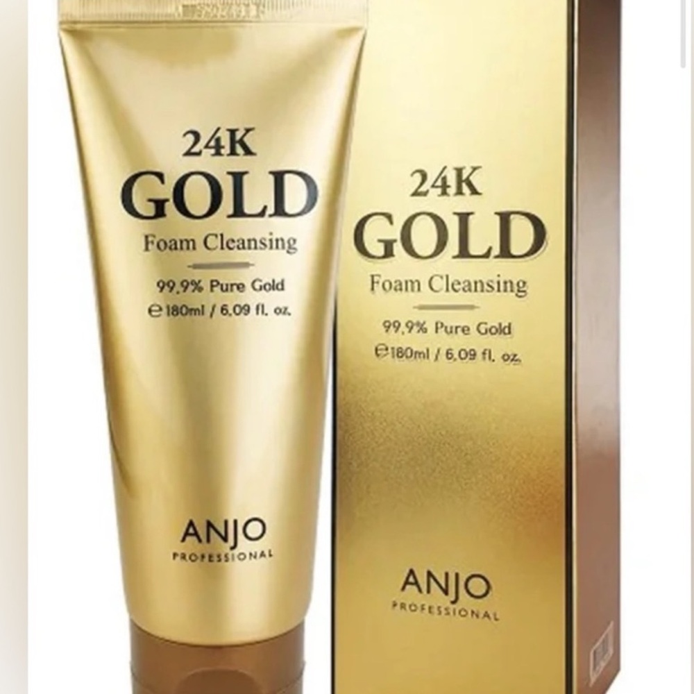 24K Gold Foam Cleansing. 24k . ANJO foam cleansing 99.9% pure gold.